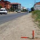 Carretera León-Collanzo que pasará a ser la avenida de La Libertad