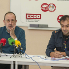 Ignacio Fernández y Enrique Reguero, ayer durante la presentación de la jornada. F. OTERO PERANDONES