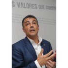 Isidoro Martínez ayer en su presentación como nuevo entrenador del Reale Ademar.