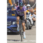 El alavés Mikel Landa durante la última edición de la Vuelta a Burgos que terminó ganando.