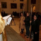 María Teresa Martínez, primera por la derecha, es la nueva abadesa de La Agonía