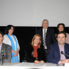 Participantes en el debate sobre inclusión educativa.
