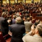 Los colectivos leonesistas reclaman a los diputados que voten en contra de la reforma del Estatuto