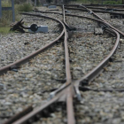 Línea ferroviaria León-Ponferrada, en las inmediaciones de Brañuelas. JESÚS F. SALVADORES