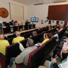 Un momento de las ponencias de ayer en la Uned. ANA F. BARREDO