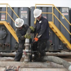 Trabajadores del fracking. /
