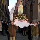 La Virgen, en imagen de archivo, presidió la procesión