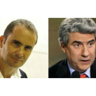 El nuevo director de 'El Mundo', David Jiménez (izquierda), y el destituido Casimiro García-Abadillo.