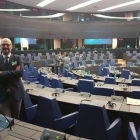 Nicolás Bartolomé en el Parlamento Europeo. DL