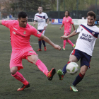 Benja se mostró muy combativo en la punta de ataque del equipo culturalista. ZABALZA