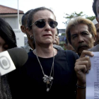 Angelita Muxfeldt, en el centro, la prima de Rodrigo Gularte, el brasileño condenado a muerte.