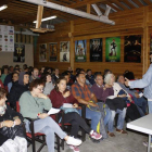 Momento de la presentación de una sesión de cortos. CAMPOS