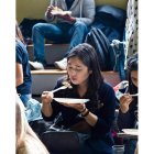 Una estudiante japonesa en la Universidad. SARA CAMPOS