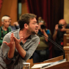 Albano Dante-Fachín, en el Parlament el pasado 26 de octubre