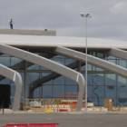 Obras de la nueva terminal del aeropuerto de la Virgen de Camino