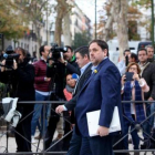 Oriol Junqueras se dirige a la Audiencia Nacional, el pasado 2 de noviembre.
