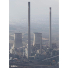 Imagen de la térmica de Compostilla, ubicada en Cubillos.