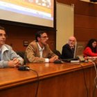 Ángel Alonso, Alejandro Vaquera, Wulli Baxter, Luisa y Guy Jaouen, en la jornada académica.
