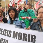 Una imagen de la manifestación que recorrió el pasado sábado las calles de Ponferrada.