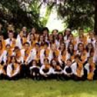 Parte de los alumnos que conforman este Aula Coral Municipal