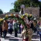 La última celebración de las fiestas del Villar, a la salida del convento de las benedictinas