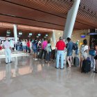 Imagen de archivo del aeropuerto de León en el estreno de uno de sus enlaces.