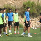 El equipo de Jon Pérez Bolo pone punto final hoy a los amistosos veraniegos. L. DE LA MATA