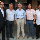 Marco Morala, Abel Sánchez, Manuel Ángel Fernández, Luis Ángel González y Emiliano Ruberte.