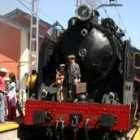 Imagen de la locomotora Mikado que ha sido restaurada