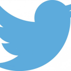 El pájaro azul logotipo de Twitter, una de las redes sociales más utilizadas.
