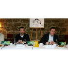 Pancho Purroy, Gerardo Báguena, Germán Gavela y Guillermo Palomero, en el debate celebrado ayer.