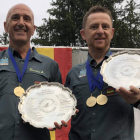 Pablo Castro Pinos y David García Ferreras, dos campeones del mundo con sello leonés. DL