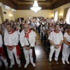 El Ayuntamiento de Teruel rindió ayer homenaje al torero. A. GARCÍA