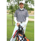 Jorge  García entrenando en el campo de golf de El Cueto