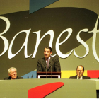 Mario Conde durante una junta de accionistas de Banesto en mayo de 1993.