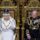 La reina Isabel y el duque de Edimburgo llevan casados desde 1947. STR