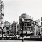 Imagen de la plaza de la Libertad en los años veinte. DL