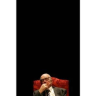 Victoriano Crémer, durante el homenaje en el Auditorio