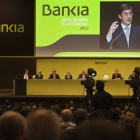 La junta de accionistas de Bankia, en Valencia.