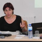 Natividad Duro Carralero, profesora de Informática de la Uned, abrió ayer el curso de verano. LDM