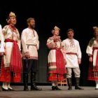 Integrantes del grupo siberiano Russkaya Muzyka