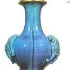 Detalle de una de las piezas, un jarrón de la época Kangxi