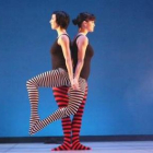 Bailarinas del espectáculo «Visto lo visto».