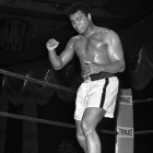 Muhammad Ali, durante la víspera de su combate ante Joe Frazier