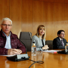 La alcaldesa, en el centro de la imagen, sacó adelante varios de sus grandes proyectos. MARCIANO PÉREZ