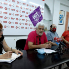 La plataforma anunció ayer la movilización. MARCIANO PÉREZ