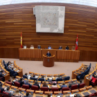 Imagen de un pleno en las Cortes de Castilla y León, en la presente legislatura.