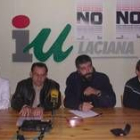 Manuel Barreiro, Tomás Vejega, Guillermo Murias y Mariano Rubio en la rueda de prensa celebrada ayer