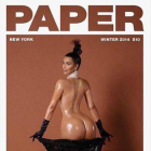 Kim Kardashian protagoniza la portada de 'paper magazine' con su gran trasero al aire.
