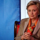 Clinton, en la conferencia en Nueva York, el 2 de mayo.